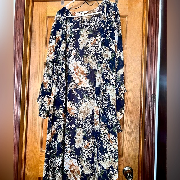 Long Floral Duster - Picture 1 of 1
